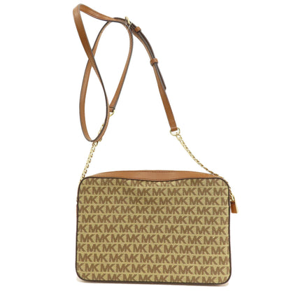 Michael Kors マイケルコース ロングショルダー ショルダーバッグ キャンバス レディース 中古