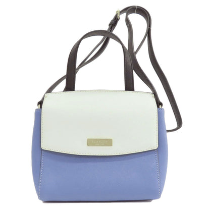 kate spade ケイトスペード ロゴ バイカラー 2WAY ショルダーバッグ PVC レディース 中古
