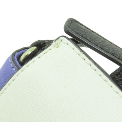 kate spade ケイトスペード ロゴ バイカラー 2WAY ショルダーバッグ PVC レディース 中古