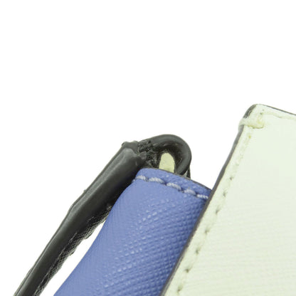 kate spade ケイトスペード ロゴ バイカラー 2WAY ショルダーバッグ PVC レディース 中古