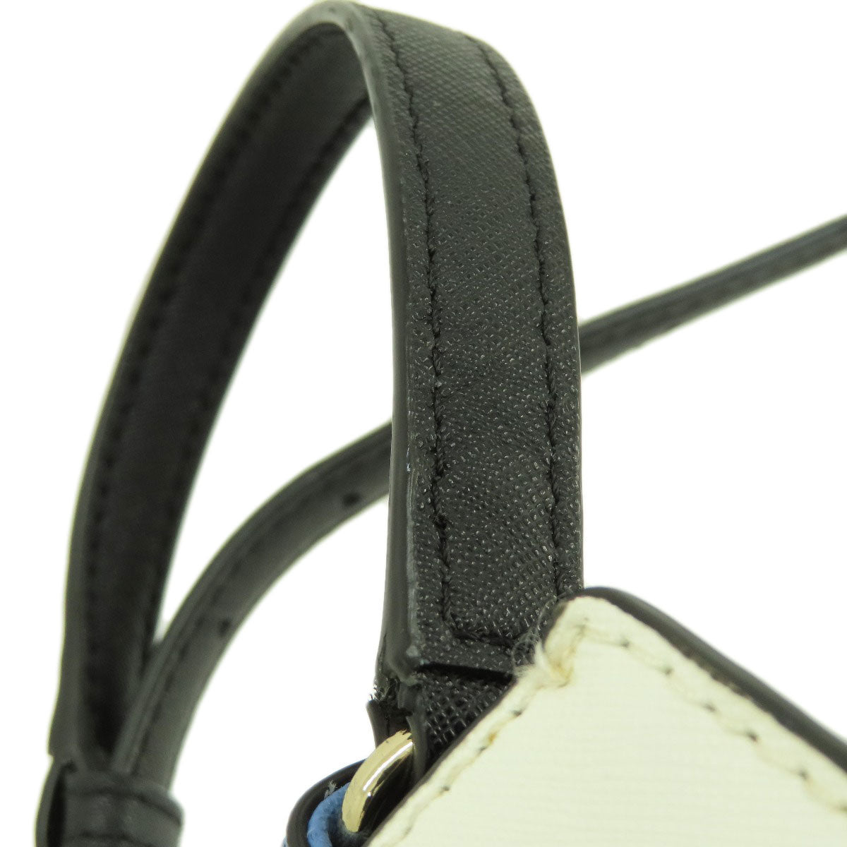 kate spade ケイトスペード ロゴ バイカラー 2WAY ショルダーバッグ PVC レディース 中古