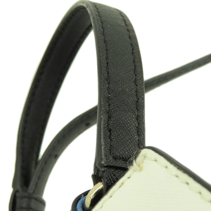 kate spade ケイトスペード ロゴ バイカラー 2WAY ショルダーバッグ PVC レディース 中古