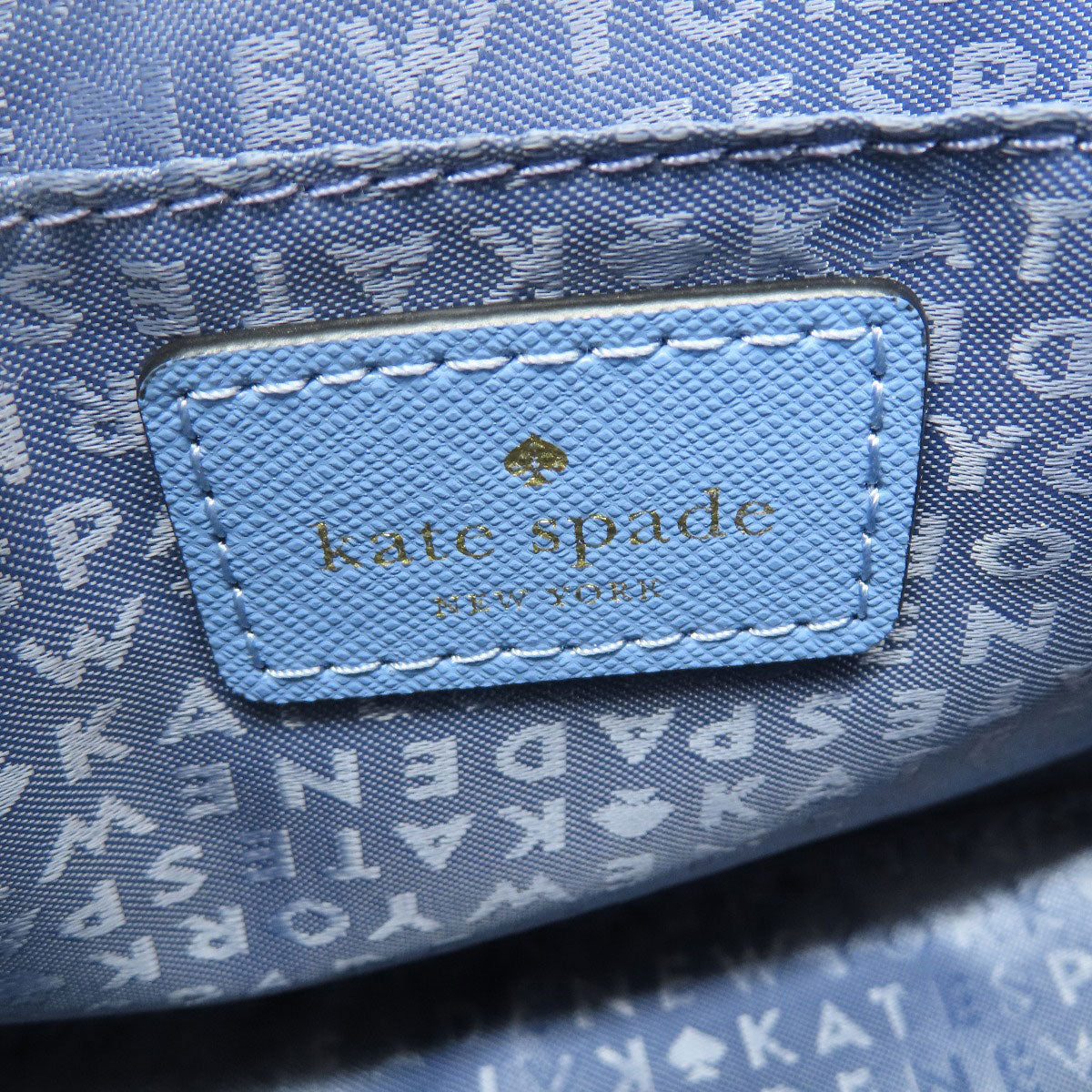 kate spade ケイトスペード ロゴ バイカラー 2WAY ショルダーバッグ PVC レディース 中古