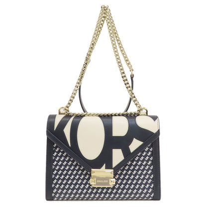 Michael Kors マイケルコース ロゴ ショルダーバッグ レザー レディース 中古