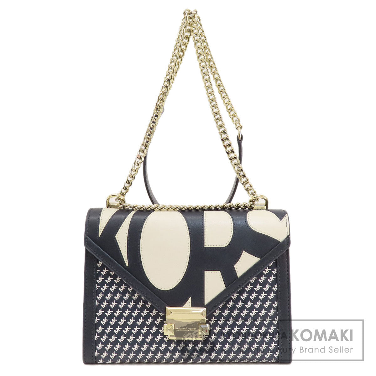 Michael Kors マイケルコース ロゴ ショルダーバッグ レザー レディース 中古