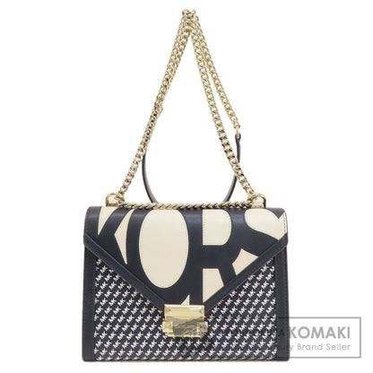 Michael Kors マイケルコース ロゴ ショルダーバッグ レザー レディース 中古
