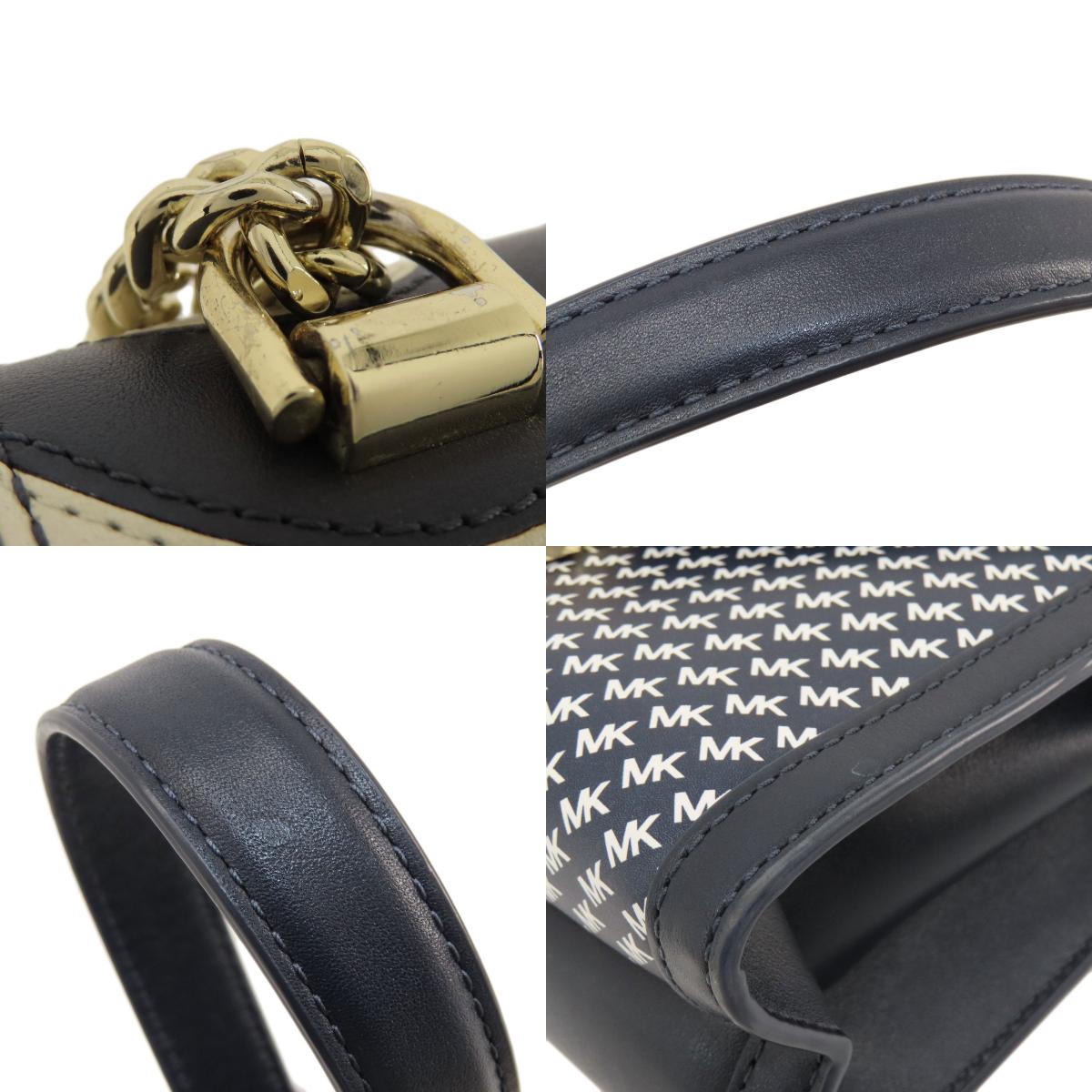 Michael Kors マイケルコース ロゴ ショルダーバッグ レザー レディース 中古