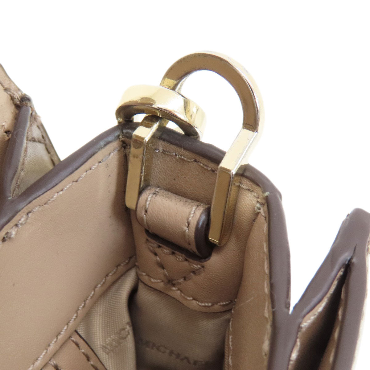 Michael Kors マイケルコース ロゴ ショルダーバッグ レザー レディース 中古