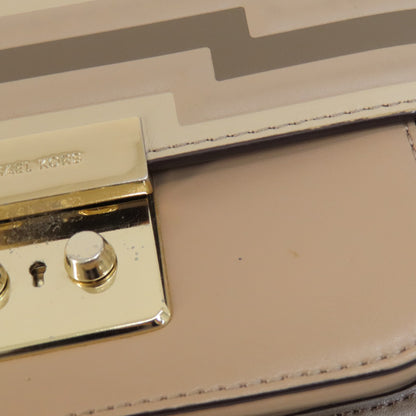 Michael Kors マイケルコース ロゴ ショルダーバッグ レザー レディース 中古