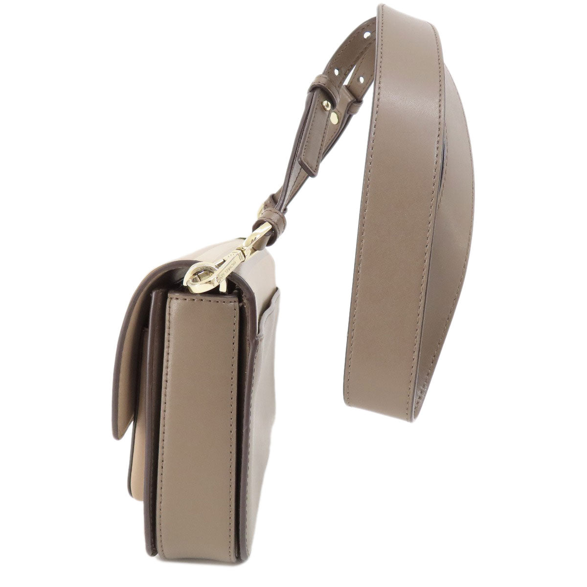Michael Kors マイケルコース ロゴ ショルダーバッグ レザー レディース 中古