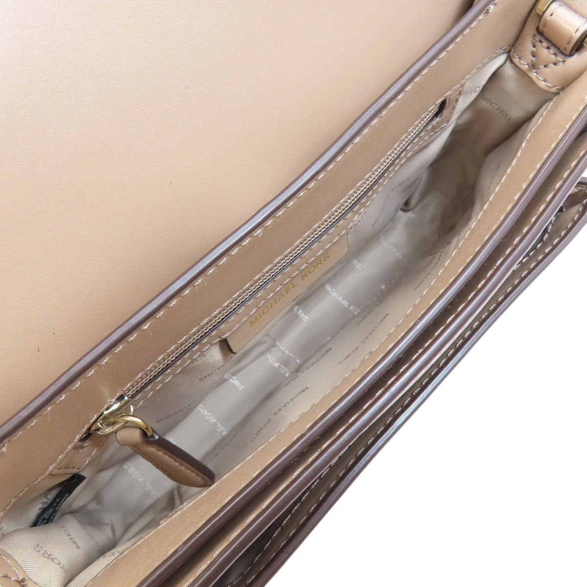 Michael Kors マイケルコース ロゴ ショルダーバッグ レザー レディース 中古