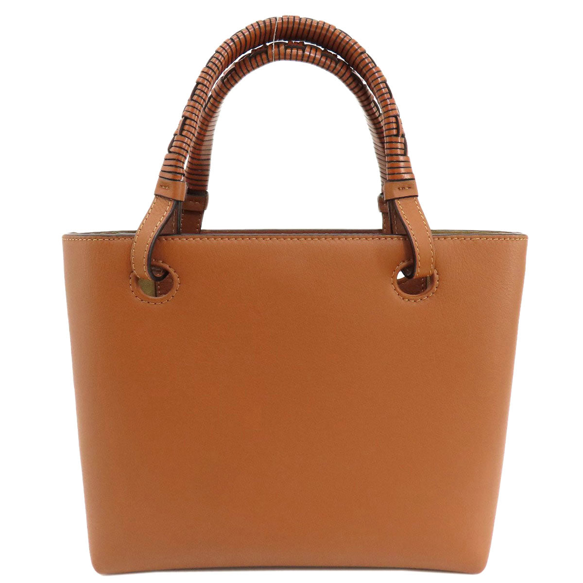 LOEWE ロエベ アナグラム トートバッグ カーフ レディース 中古