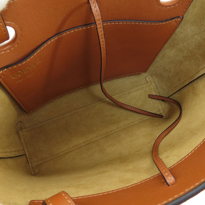 LOEWE ロエベ アナグラム トートバッグ カーフ レディース 中古