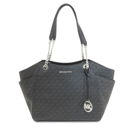 Michael Kors マイケルコース MKシグネチャー トートバッグ PVC レディース 中古