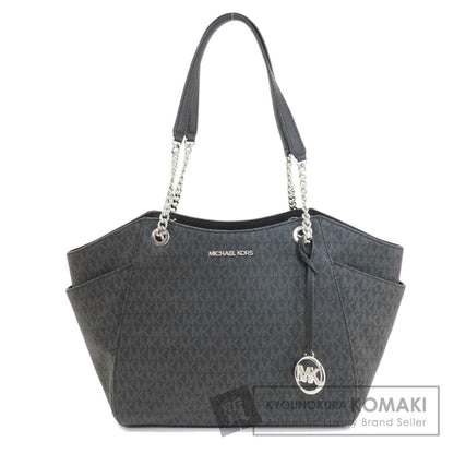 Michael Kors マイケルコース MKシグネチャー トートバッグ PVC レディース 中古