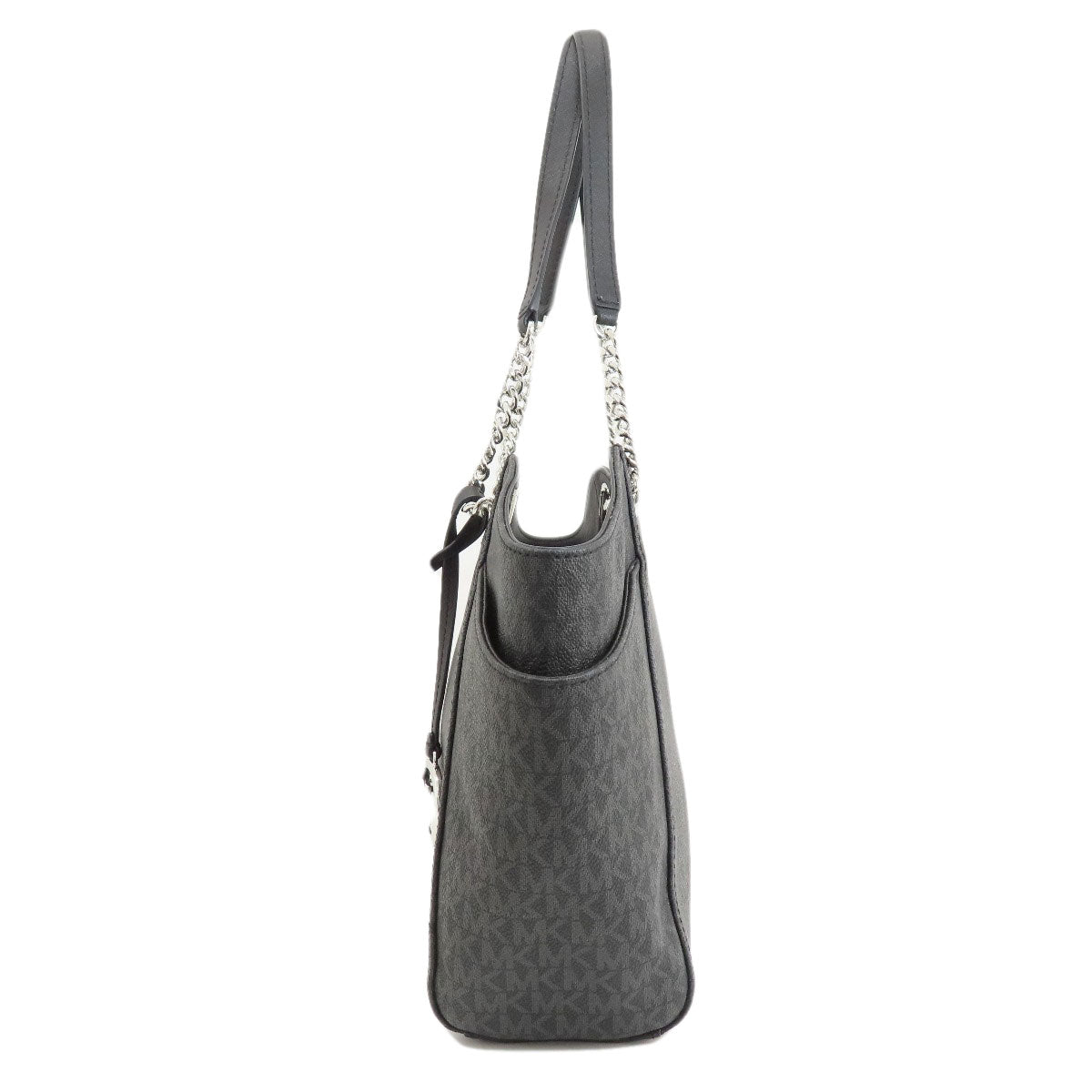 Michael Kors マイケルコース MKシグネチャー トートバッグ PVC レディース 中古