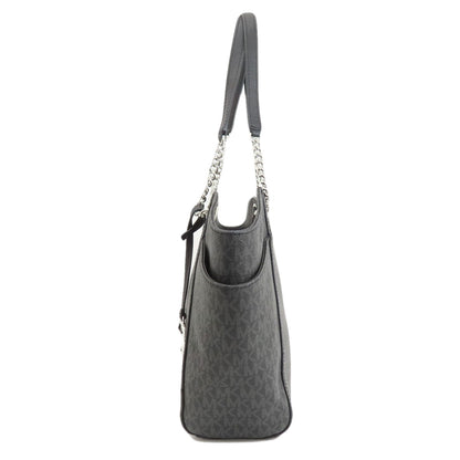Michael Kors マイケルコース MKシグネチャー トートバッグ PVC レディース 中古