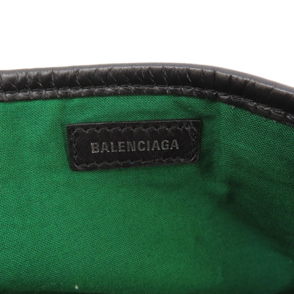 BALENCIAGA バレンシアガ 339933 ネイビーカバス チェック柄 トートバッグ ウール レディース 中古