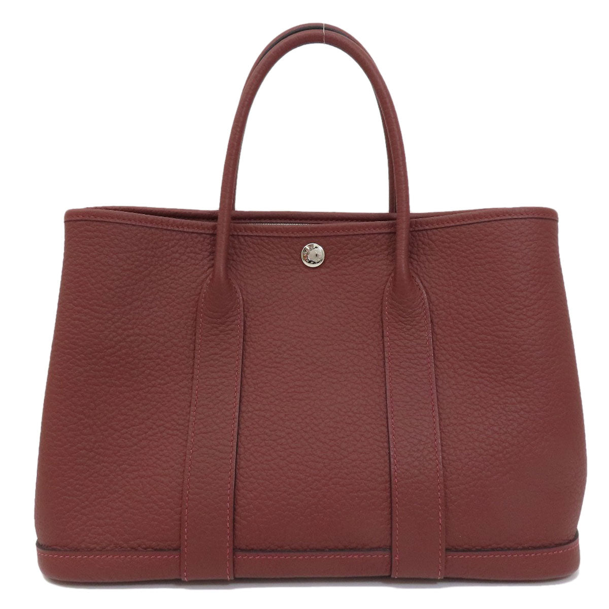HERMES エルメス ガーデンパーティTPM シルバー金具 トートバッグ ネゴンダ レディース 中古