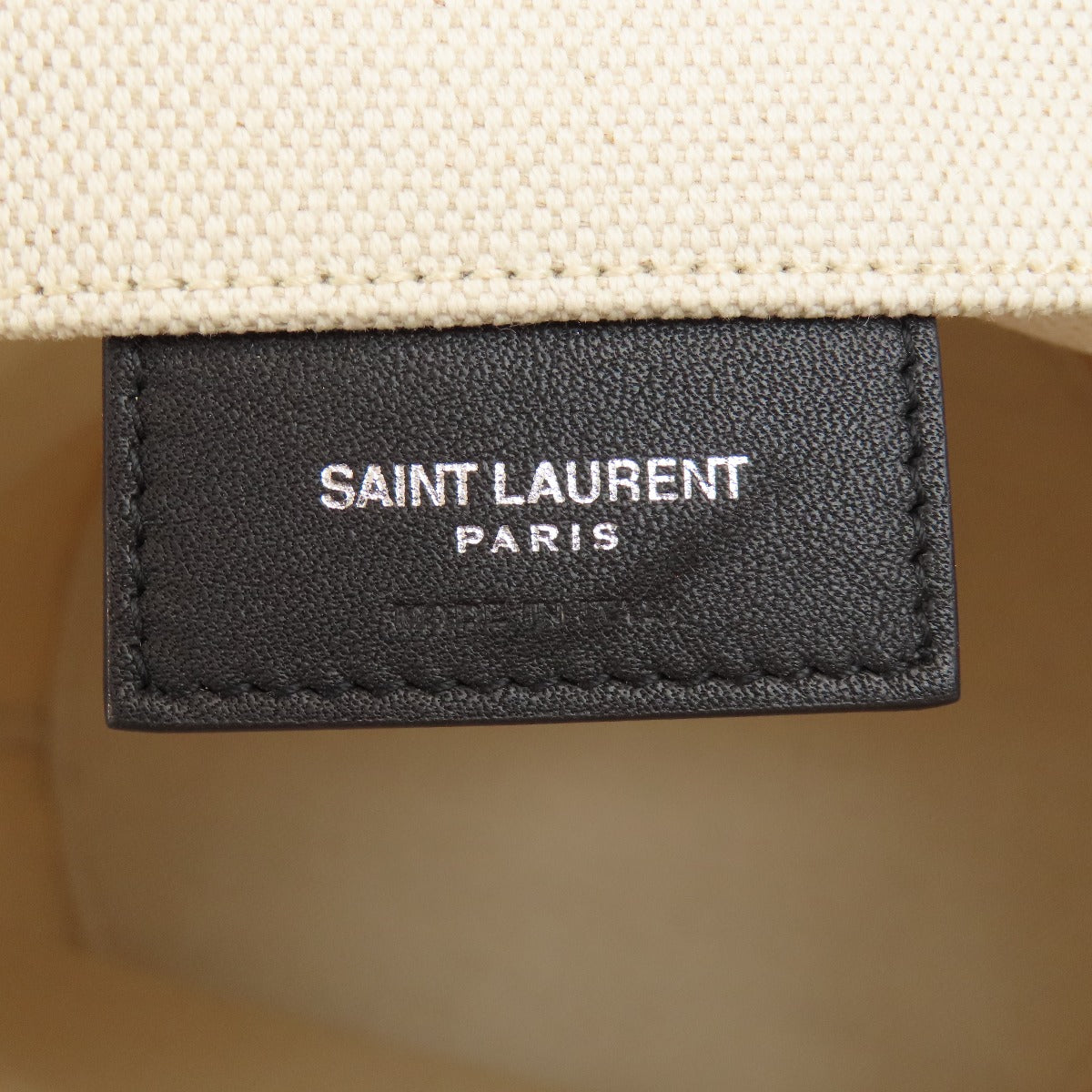 SAINT LAURENT サンローラン バケットバッグ ハンドバッグ キャンバス レディース 中古