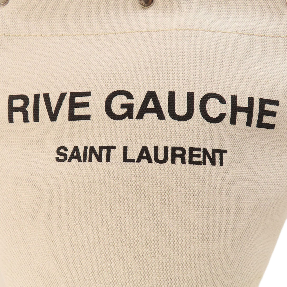 SAINT LAURENT サンローラン バケットバッグ ハンドバッグ キャンバス レディース 中古