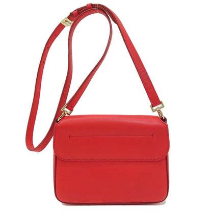 GIVENCHY ジバンシー ロゴ ショルダーバッグ レザー レディース 中古