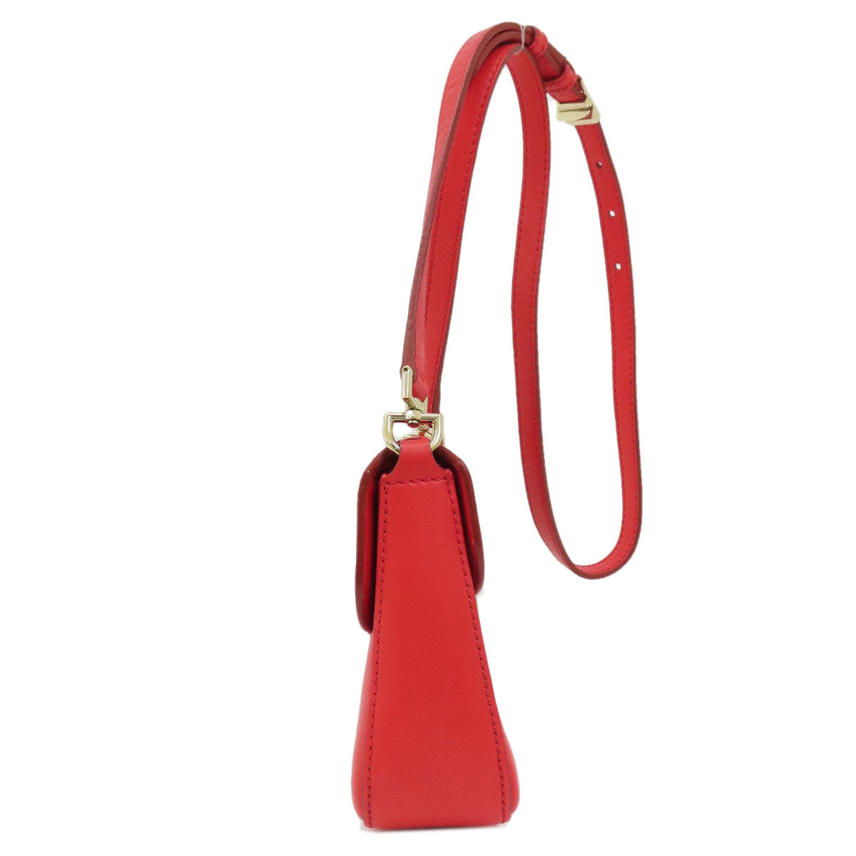 GIVENCHY ジバンシー ロゴ ショルダーバッグ レザー レディース 中古