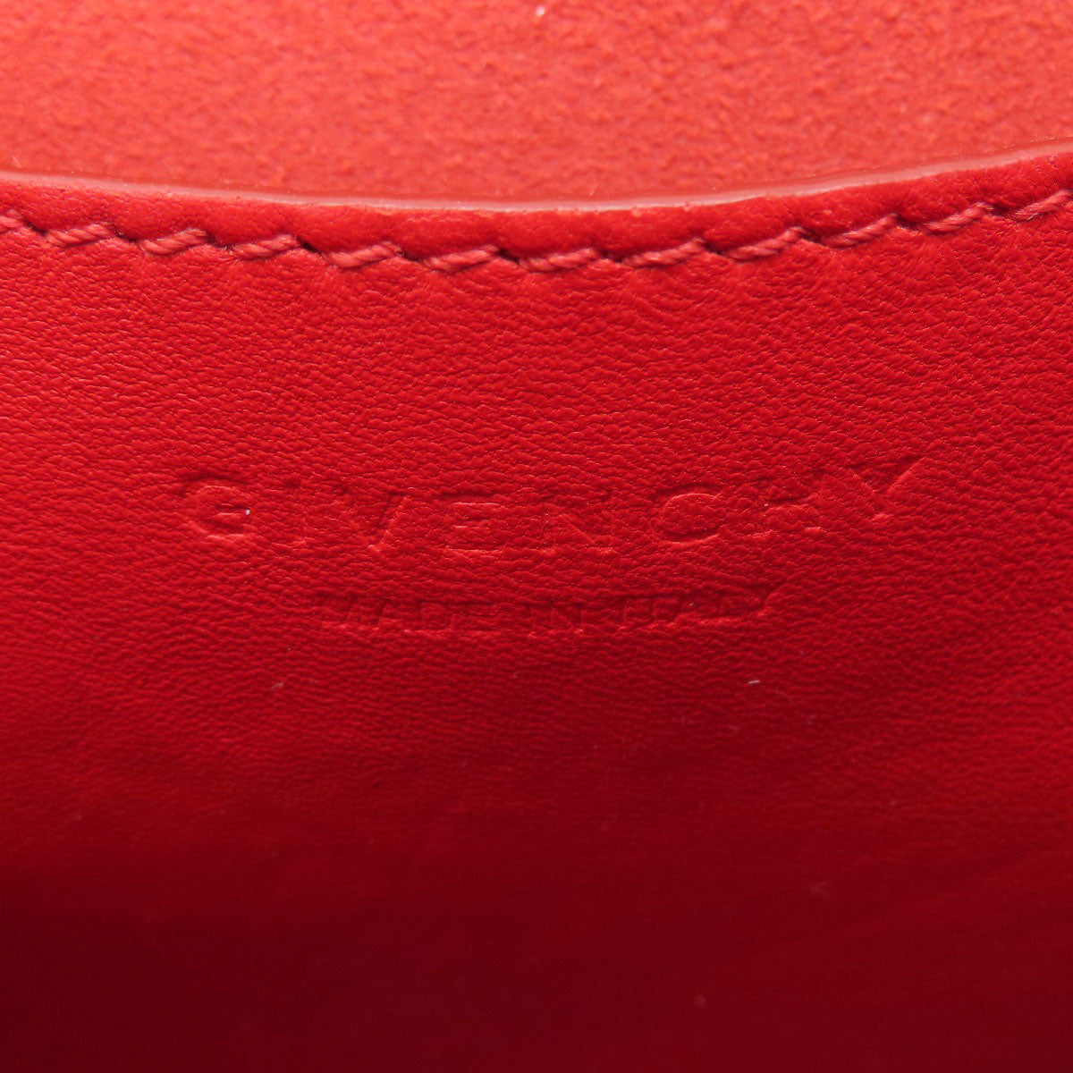 GIVENCHY ジバンシー ロゴ ショルダーバッグ レザー レディース 中古