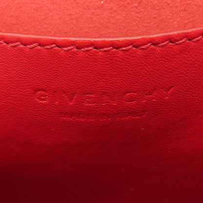 GIVENCHY ジバンシー ロゴ ショルダーバッグ レザー レディース 中古