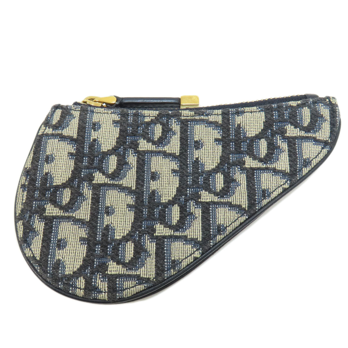 CHRISTIAN DIOR クリスチャンディオール サドル トロッター柄 コインケース キャンバス レディース 中古