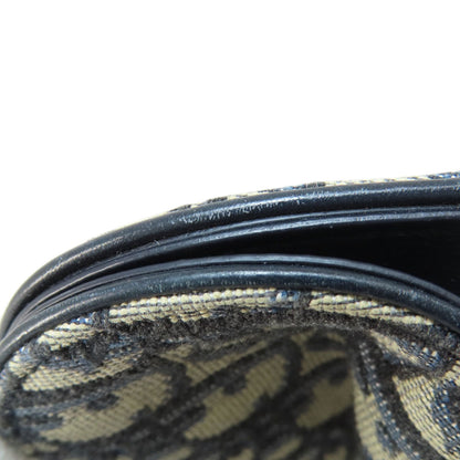 CHRISTIAN DIOR クリスチャンディオール サドル トロッター柄 コインケース キャンバス レディース 中古