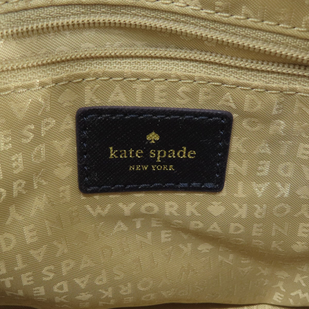kate spade ケイトスペード チェック柄 ショルダーバッグ PVC レディース 中古