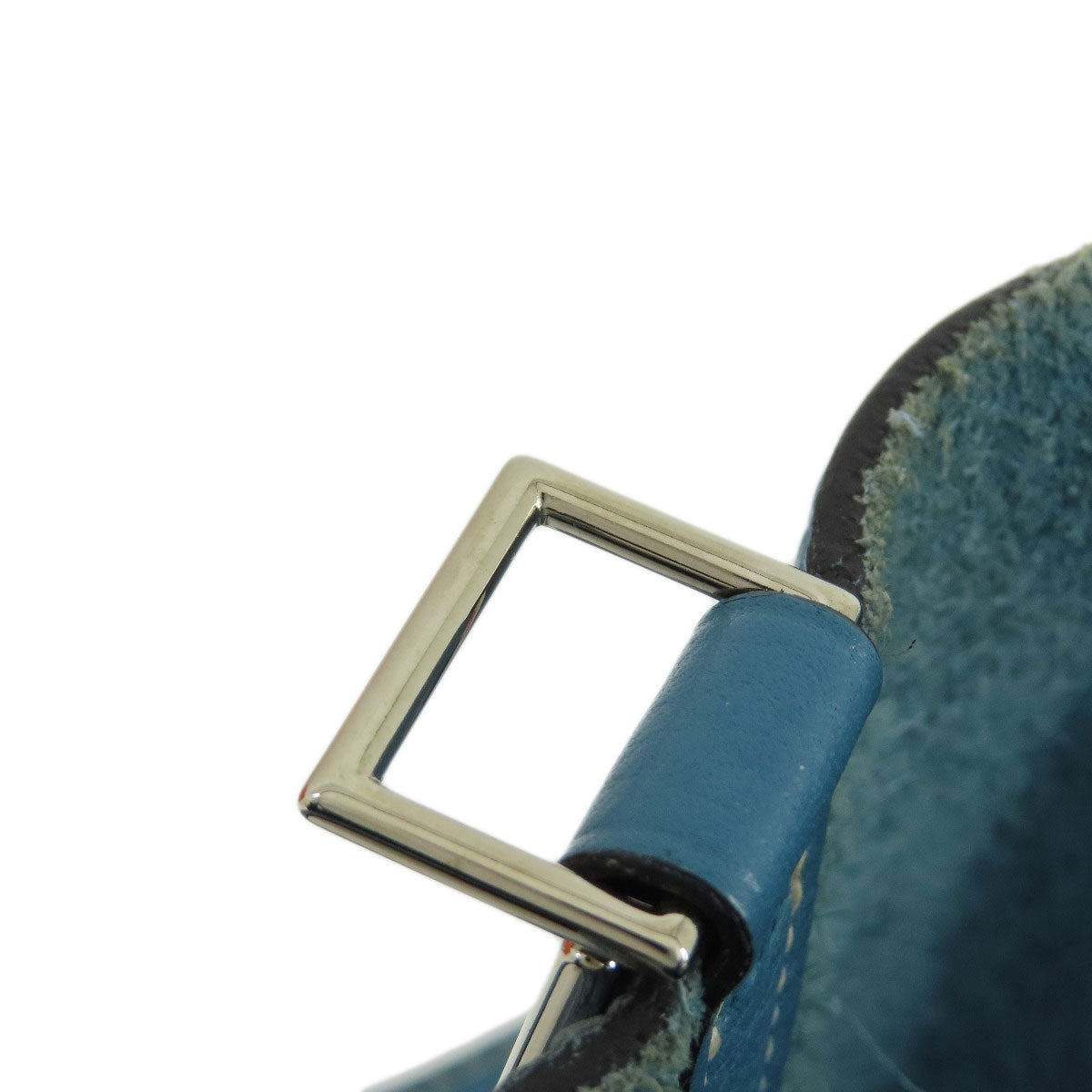 HERMES エルメス ピコタンロックPM ブルージーン シルバー金具 ハンドバッグ トリヨン レディース 中古