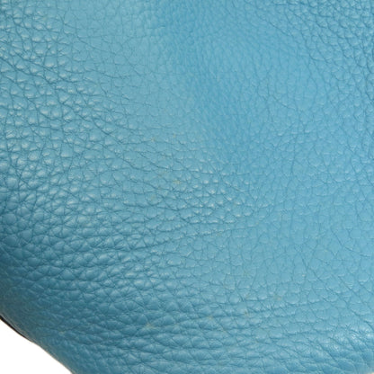 HERMES エルメス ピコタンロックPM ブルージーン シルバー金具 ハンドバッグ トリヨン レディース 中古