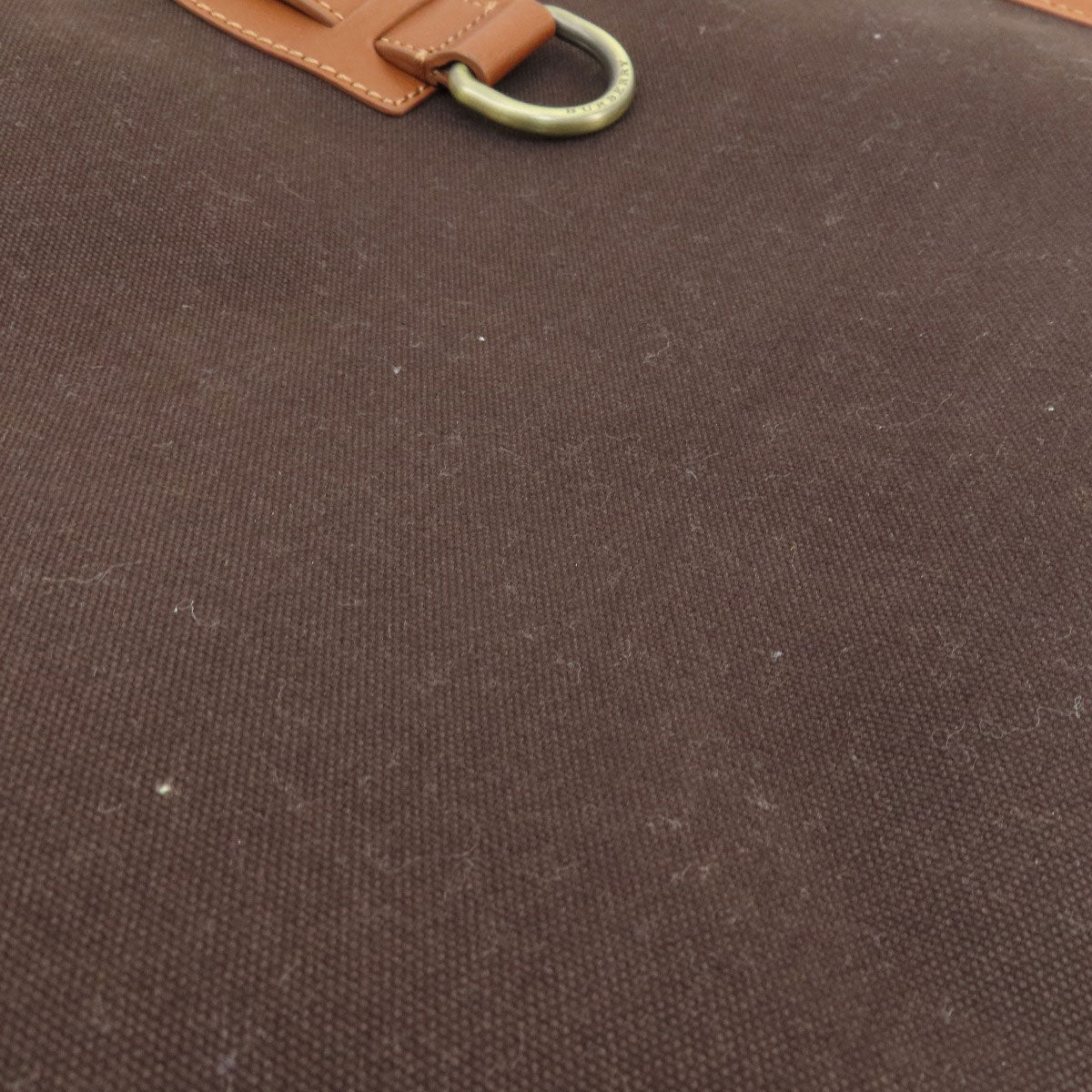 BURBERRY バーバリー ロゴ トートバッグ キャンバス レディース 中古