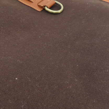BURBERRY バーバリー ロゴ トートバッグ キャンバス レディース 中古