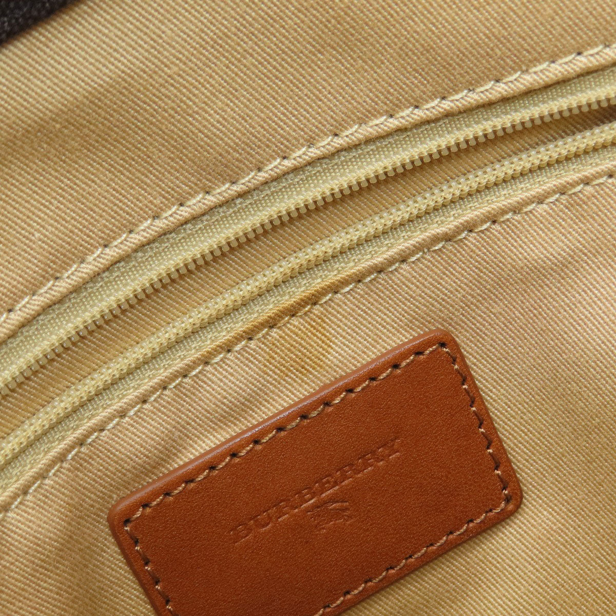 BURBERRY バーバリー ロゴ トートバッグ キャンバス レディース 中古