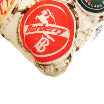 BURBERRY バーバリー ボトルキャッププリント トートバッグ ナイロン レディース 中古
