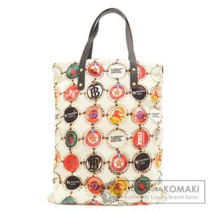 BURBERRY バーバリー ボトルキャッププリント トートバッグ ナイロン レディース 中古