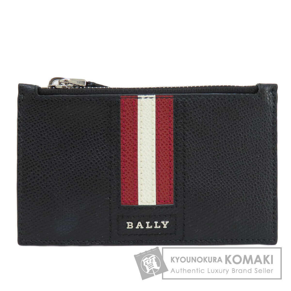 BALLY バリー バリーストライプ カードケース レザー レディース 中古