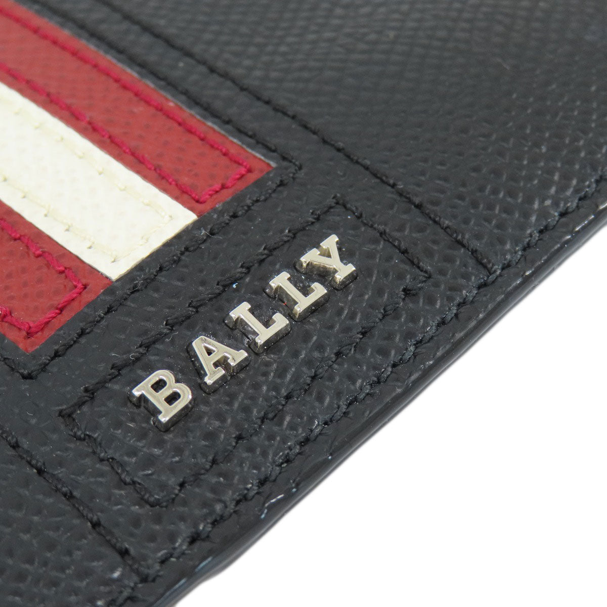 BALLY バリー バリーストライプ カードケース レザー レディース 中古