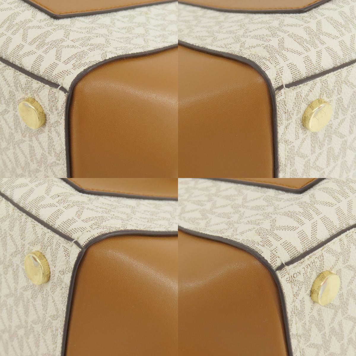Michael Kors マイケルコース MKシグネチャー ハンドバッグ PVC レディース 中古