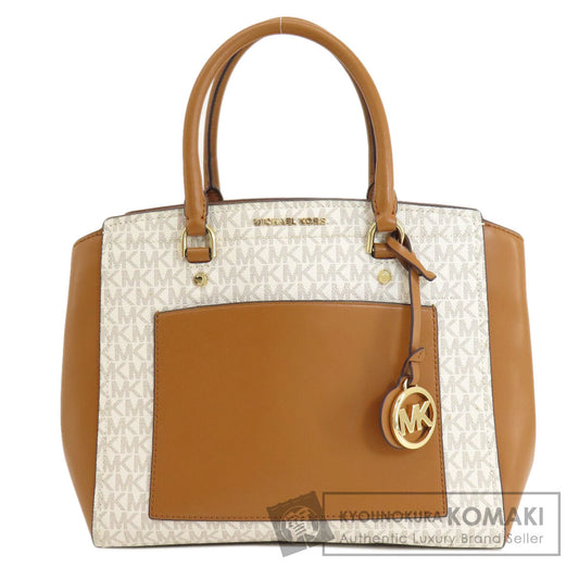 Michael Kors マイケルコース MKシグネチャー ハンドバッグ PVC レディース 中古