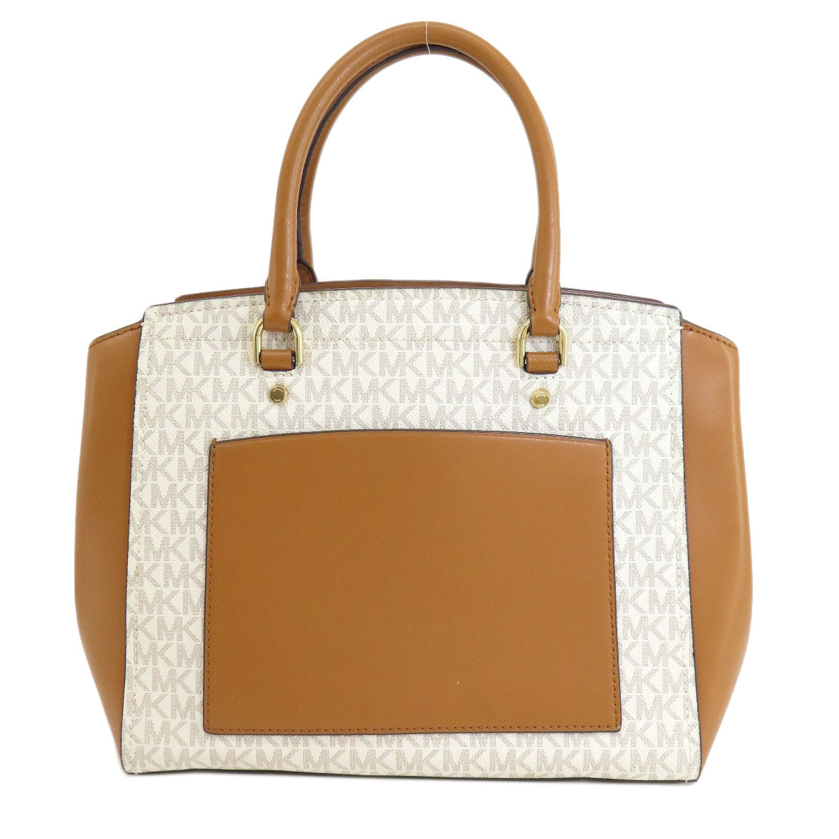 Michael Kors マイケルコース MKシグネチャー ハンドバッグ PVC レディース 中古