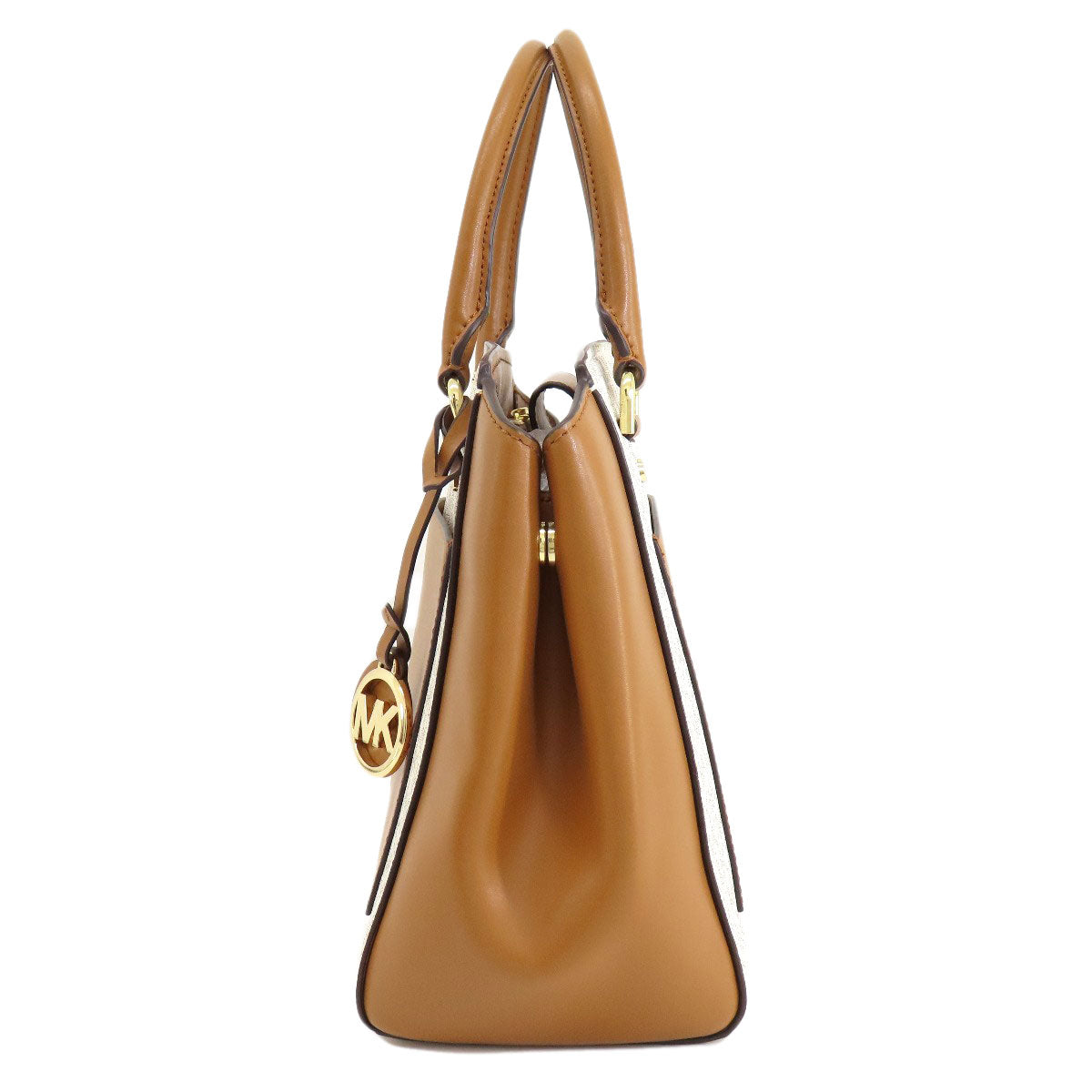 Michael Kors マイケルコース MKシグネチャー ハンドバッグ PVC レディース 中古