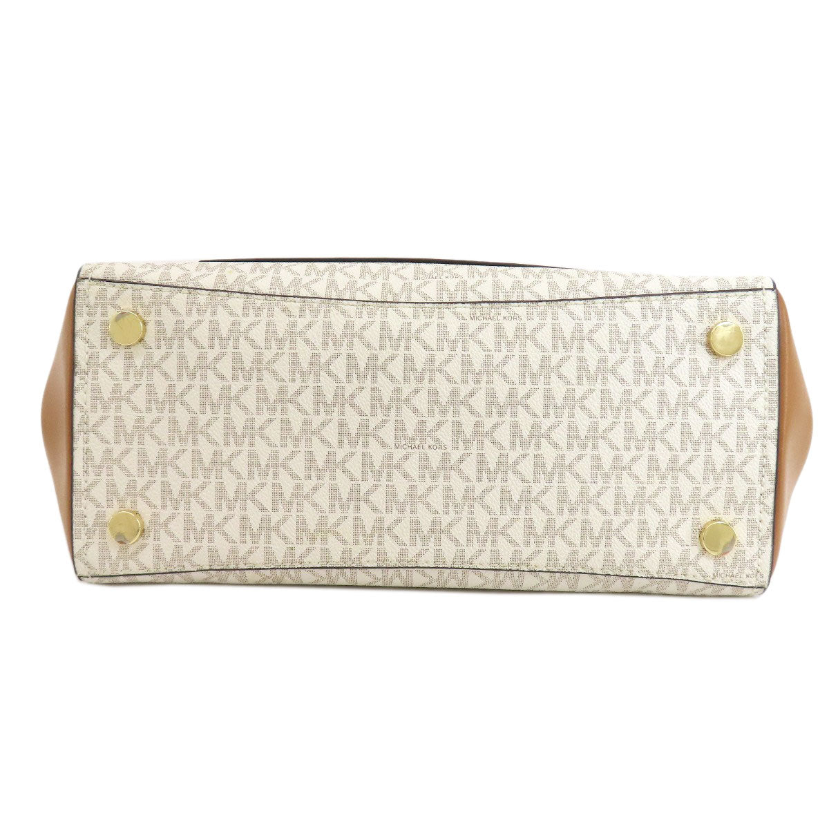 Michael Kors マイケルコース MKシグネチャー ハンドバッグ PVC レディース 中古