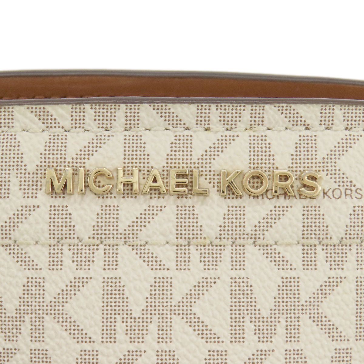 Michael Kors マイケルコース MKシグネチャー ハンドバッグ PVC レディース 中古
