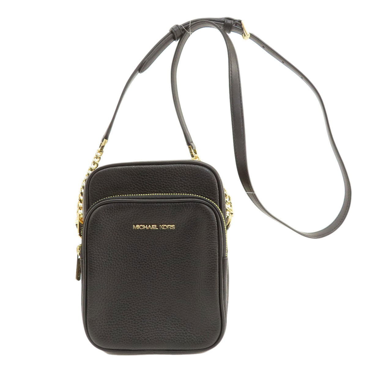 Michael Kors マイケルコース ロゴ ショルダーバッグ レザー レディース 中古