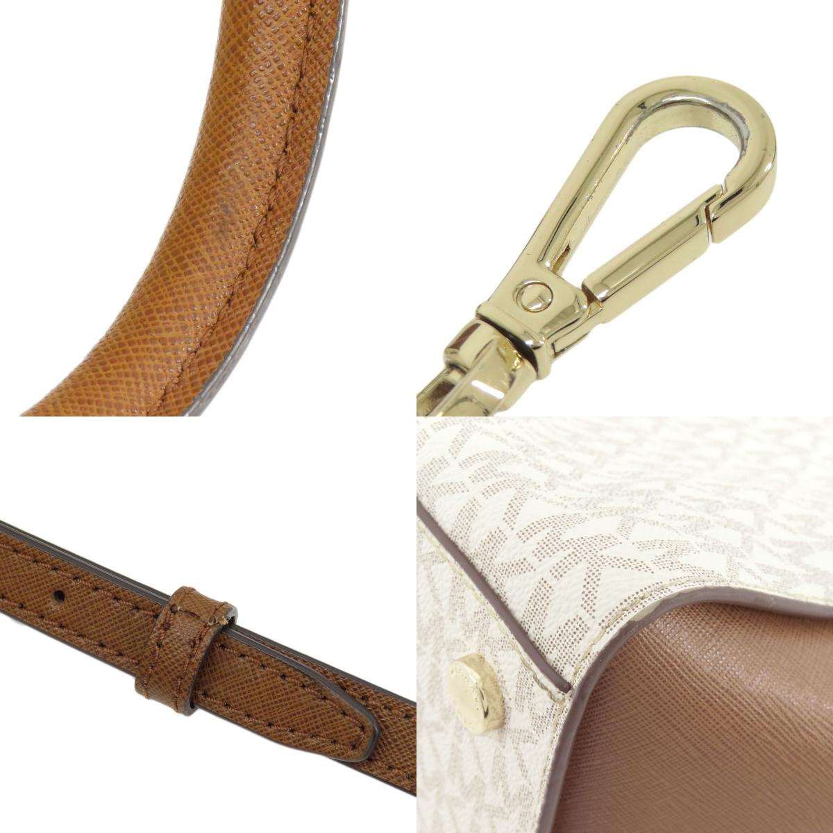 Michael Kors マイケルコース MKシグネチャー 2WAY ハンドバッグ レザー レディース 中古