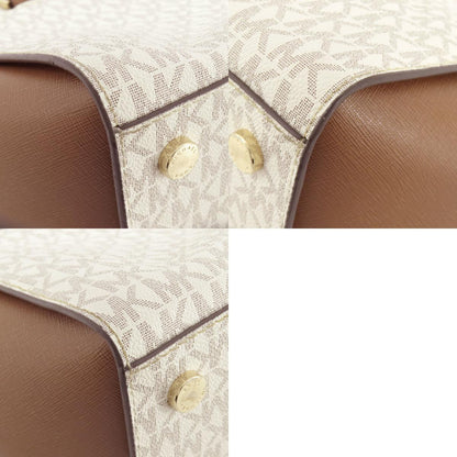 Michael Kors マイケルコース MKシグネチャー 2WAY ハンドバッグ レザー レディース 中古